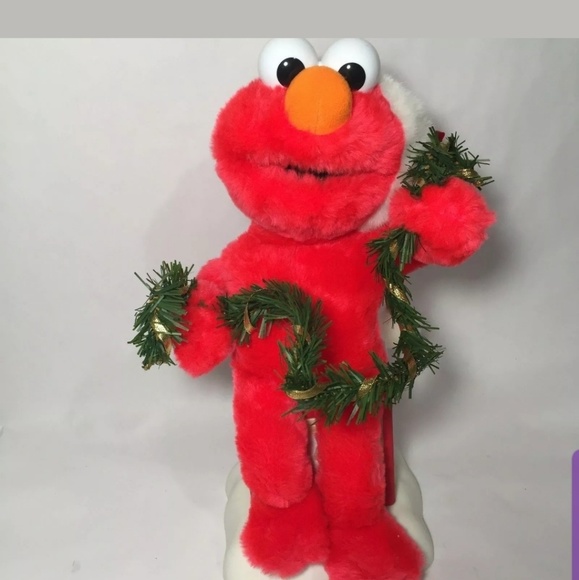 1996 TELCO MOTION-ETTE ANIMATED ELMO CHRISTMAS DIS - Picture 1 of 4